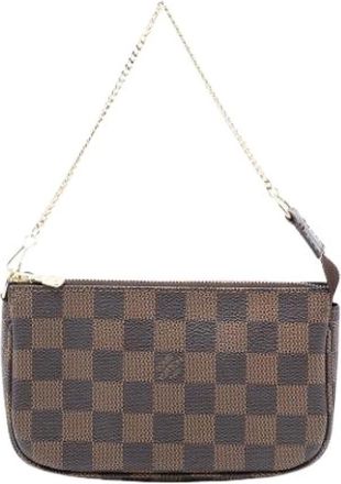 Louis Vuitton Pre-owned Mini Bags, female, Brown, Size: ONE SIZE Pre-owned Mini Pochette Accessoires