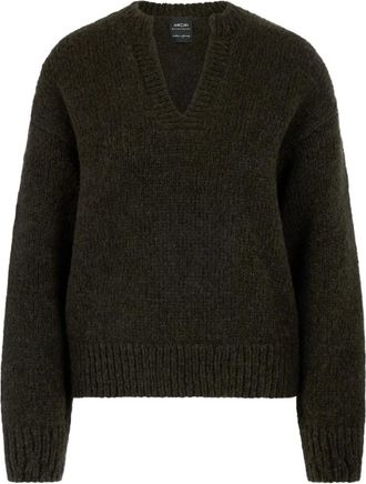 Marc Cain Jersey de punto grueso tejido en Alemania - Knitwear - Mujer - Verde - XL
