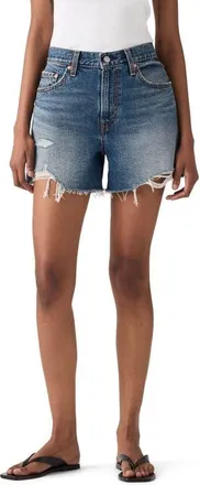 Levi's Ribcage High Waist A-Line Cutoff Denim Shorts in Like It Love It at Nordstrom, Size 30