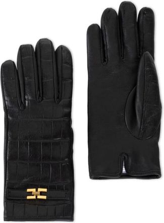 Elisabetta Franchi Dames, Accessoires, Zwart, Maat: 8 IN Leer