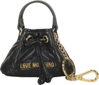 Love Moschino Keyrings, female, Black, Size: ONE SIZE Mini Keychain Bag