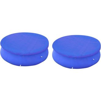 vidaXL Cubiertas Para Piscina 2 Uds Piscina Elevada Redonda 300 Cm Vidaxl