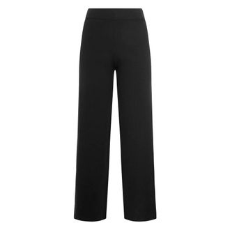 PESERICO Broeken, Dames, Zwart, 3Xl, Rechtgesneden broek met hoge taille