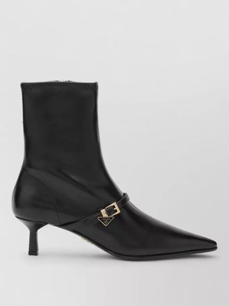 Prada leather ankle boots