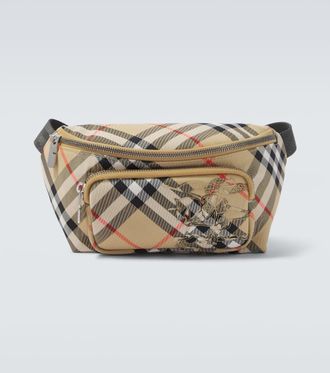 Burberry Burberry Check embroidered belt bag