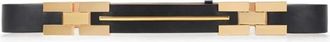 Elisabetta Franchi Riem van imitatieleer met metalen staaf - Dames - Riemen - Zwart - M - Leer - Accessoires