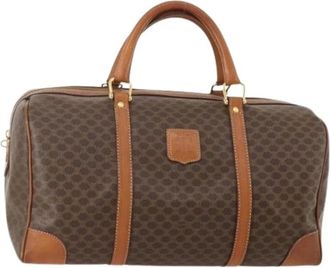 Celine Pre-owned Weekend Bags, female, Brown, Size: ONE SIZE Pre-owned Vintage Boston Bag