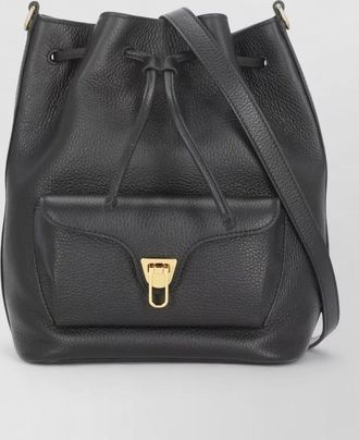 Coccinelle leather drawstring shoulder bag