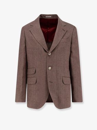 Brunello Cucinelli Blazer in lino - BRUNELLO CUCINELLI - gender_Man