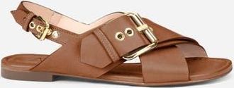 AGL Summer Criss Cross Sandal in Syrup at Nordstrom, Size 36.5