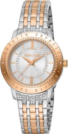 Roberto Cavalli Fashion Watch Quartz Silver Dial Ladies Watch RC5L030M0095