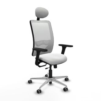 Piqueras y Crespo Silla De Oficina Piqueras Y Crespo Zulema Blanco Reposabrazos 3d
