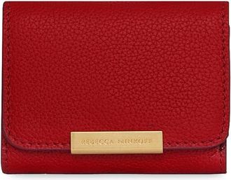 Rebecca Minkoff Insider Compact Leather Trifold Wallet in Siren at Nordstrom
