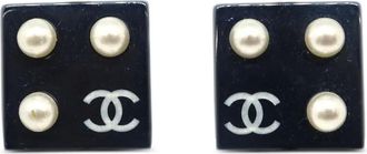 Chanel Orecchini a clip 2003 - Nero