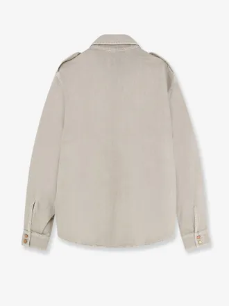 3x1 Cotton Utility Shirt - Gray