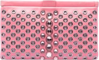Miu Miu Pre-owned Nappa Leren Clutch - Dames - Vintage Clutch - Roze - ONE Size - Leer - Vintage