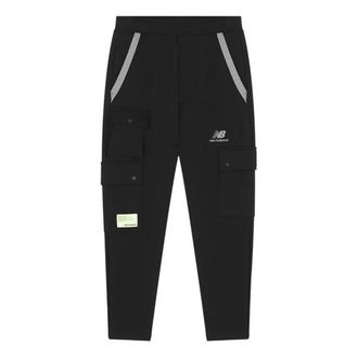 New Balance CNY Logo Cotton Cargo Pants Asia Sizing Black AMP21365-BK