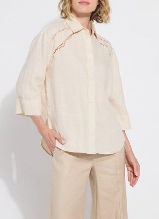 Lyss&eacute; Roxanna Embroidered Shirt