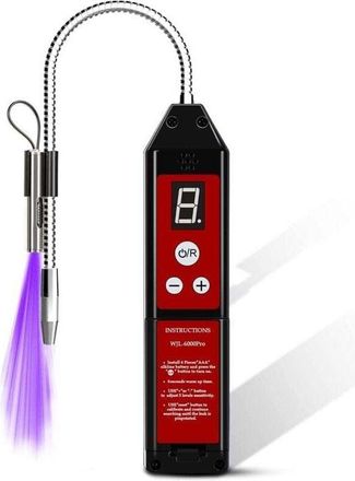 OEM Detector De Fuga De Refrigerante - Sensor Halogeno 3 G/a&ntilde;o - Pantalla Lcd - Alarma Ac&uacute;stica Y Visual - Para Sistemas Hvac R22 R410a R134a - Unidad &times;1