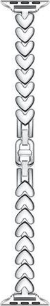 Posh Tech Archer Heart Bracelet Apple Watch Watchband in Silver at Nordstrom Rack