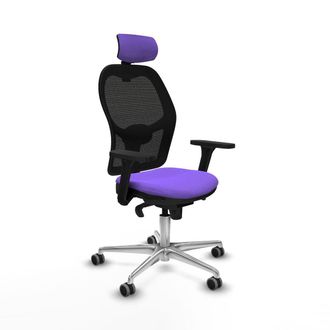 Piqueras y Crespo Piqueras Y Crespo Silla Ergon&oacute;mica Lila Con Reposacabezas