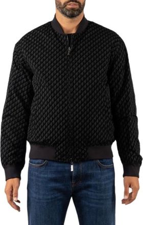 Emporio Armani Chaqueta Bomber de Plum&oacute;n - Jackets - Hombre - Negro - 3XL