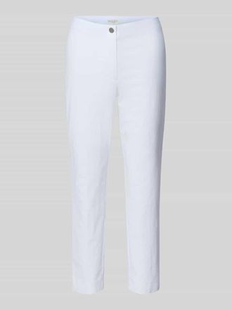 Christian Berg Slim Fit Stoffhose in verk&uuml;rzter Passform Modell Benga in Weiss, Gr&ouml;&szlig;e 32