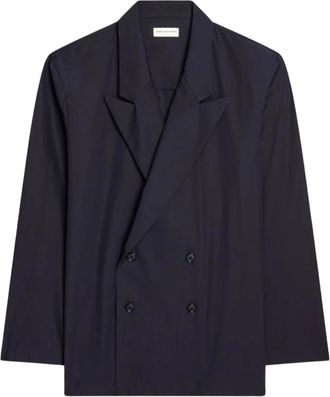 Dries Van Noten Caplans Shirt - Heren - Blazers - Zwart - L - Jassen