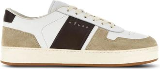 Hogan Witte Sneakers met Ton-sur-Ton Stiksels - Heren - Sneakers - Wit - 41 EU - Leer - Schoenen