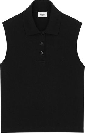 Saint Laurent Sleeveless Tops - Dames - Tops zonder mouwen - Zwart - S - Tops