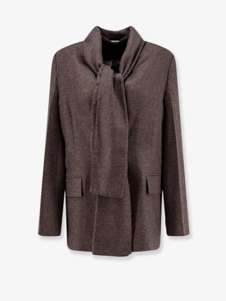 Toteme Blazer Scarf Lapel in viscosa e lana - TOTEME - gender_Woman