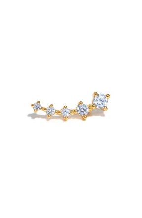 Girls Crew Estella Ear Crawler Flat Back in Gold at Nordstrom