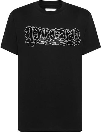 Philipp Plein T-Shirt Ronde Hals Tattoo - Heren - T-shirts - Zwart - 4XL - Katoen - Tops