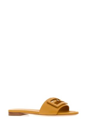 Fendi Baguette Slide - Yellow