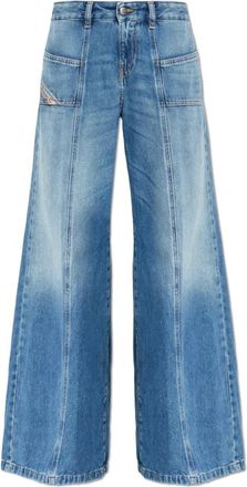 Diesel D-Akii Jeans - Dames - Loose Fit Jeans - Blauw - W29 L30 - Katoen - Jeans