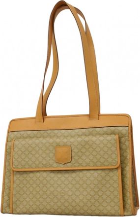 Celine Brown Pvc Tote Bag (Pre-Owned)