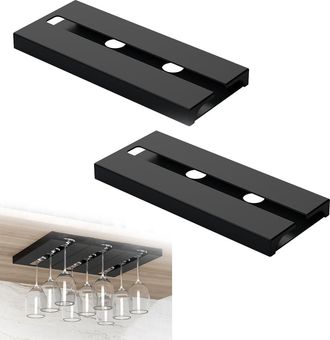 OEM Soporte Para Copas De Vino De 2 Piezas, Estante Colgante Para Copas, Soporte Colgante Para Copas De Vino, Soporte Para Copas De Vino, Estante Colgante