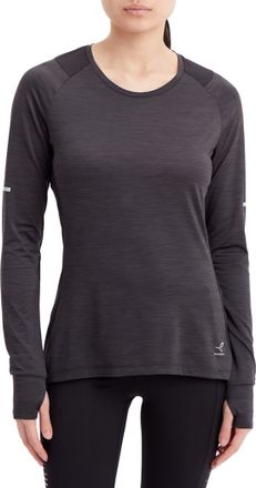 ENERGETICS Langarmshirt ENERGETICS Da.-Langarmshirt Evii L/S W, Damen, Gr. XL, schwarz (melange, schwarz, schwarz), Obermaterial: 92% Polyester, 8% Elasthan, Shi