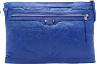 Balenciaga Pre-owned Clutches, female, Blue, Size: ONE SIZE Pre-owned Vintage Clutch