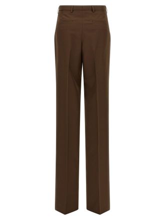 Gucci Tailored Wide-Leg Trousers - Brown