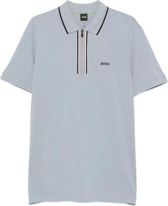 HUGO BOSS Logo-print Short-sleeve Polo Shirt