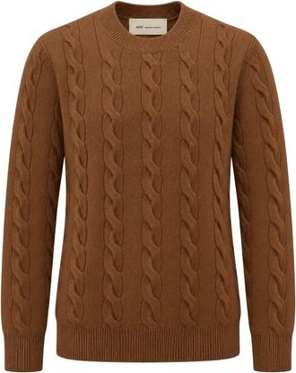 Ami Su&eacute;ter de lana merino - Knitwear - Hombre - Marr&oacute;n - XS