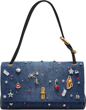 Marc Jacobs Grote Dual denim schoudertas - Blauw