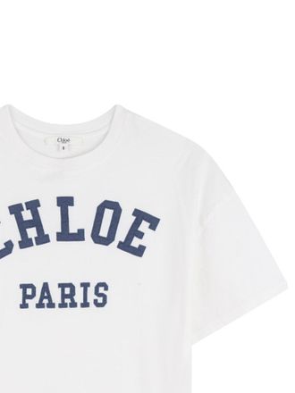 Chlo&eacute; Cotton T-Shirt Maxi Dress - White