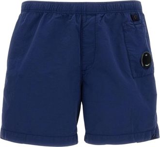 C.P. Company Swim Brief - Heren - Strandmode - Blauw - XL - Nylon - Badmode
