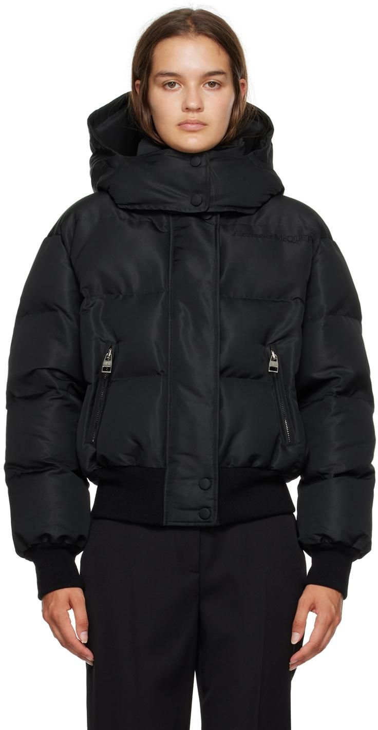 【Alexander mcqueen】Short Padding Jacket★672752 QEADE 1000 ALEXANDER MCQUEEN | Puffer Jacket | Men | Black 1000 | Flannels
