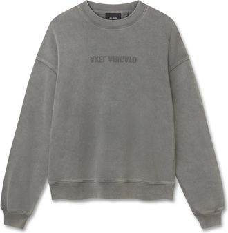 Axel Arigato Distort Washed Sweatshirt - Heren - Sweatshirts - Grijs - S - Katoen - Hoodies & sweatvesten