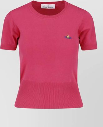 Vivienne Westwood cashmere-blend short-sleeve fine-knit top
