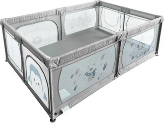 Costway Costway - Parque Infantil Bebe, Parque Para Beb&eacute;s Y Ni&ntilde;os, Centro Actividad Estable Y At&oacute;xico, Parque Antica&iacute;da Con Pelotas, Red Transpirable Y Cremal