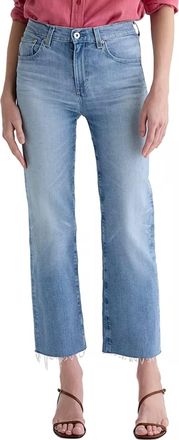 AG - Adriano Goldschmied Brinley Mid Rise Straight Crop Jeans In Fiction